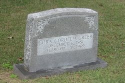 Cora Cordelia Greer 