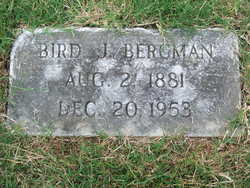 Bird Jane <I>Jackson</I> Bergman 
