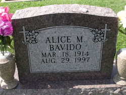 Alice Mary <I>Burd</I> Bavido 