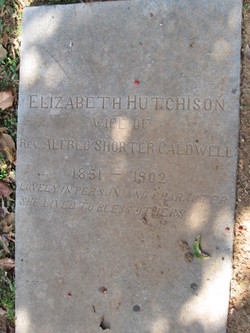Elizabeth Jane <I>Hutchison</I> Caldwell 