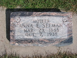 Anna E. <I>Peterson</I> Seeman 