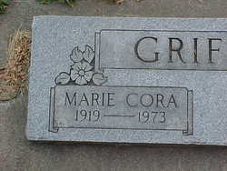 Marie Cora <I>Hendrix</I> Griffin 