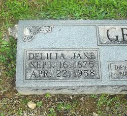 Delilia Jane <I>Clevenger</I> Green 