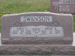 Fern L. <I>Carlson</I> Swanson 