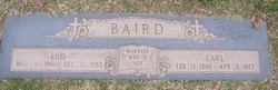 Annie Lois <I>Allen</I> Baird 
