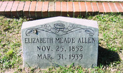 Elizabeth Taylor “Lizzie” <I>Meade</I> Allen 