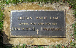 Lillian Marie <I>Merica</I> Lam 
