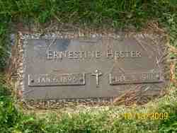 Ernestine Elizabeth <I>Aman</I> Hester 