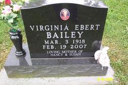 Virginia <I>Ebert</I> Bailey 