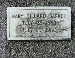Mary <I>Dillard</I> Barker 