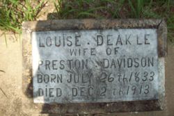 Louise <I>Deakle</I> Davidson 