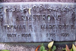 Margaret E. <I>Livingston</I> Armstrong 