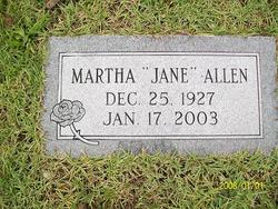 Martha Jane Allen 