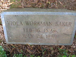 Viola <I>Workman</I> Baker 
