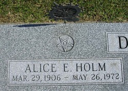 Alice Elizabeth <I>Holm</I> Dowell 