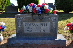 Odessa Hazell “Dessie” <I>Rice</I> Bell 