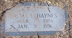 Alma Laura Haynes 