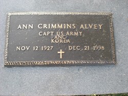Ann <I>Crimmins</I> Alvey 