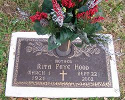 Rita Faye <I>Witt</I> Hood 