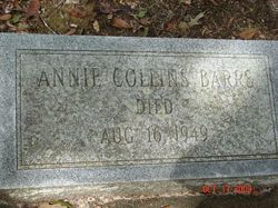 Annie <I>Collins</I> Barrs 