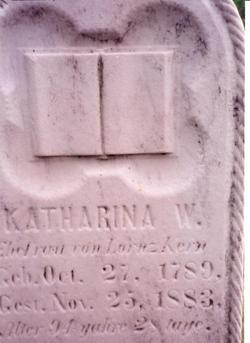 Katharina Wilhelmina <I>Weiffenbach</I> Kern 