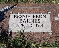 Bessie Fern <I>Freeman</I> Barnes 