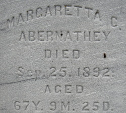 Margaretta C. <I>Donley</I> Abernathey 