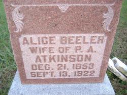 Alice <I>Beeler</I> Atkinson 