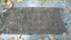 Carolyn <I>McCants</I> Barkan 