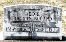 Adelaide Macon “Addie” <I>Brooks</I> Boland 