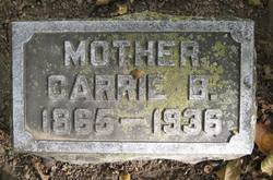 Caroline B “Carrie” <I>Schaible</I> Allmand Helber 