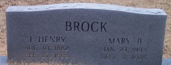 Mary B <I>Allman</I> Brock 