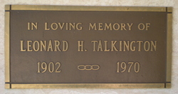 Leonard H Talkington 