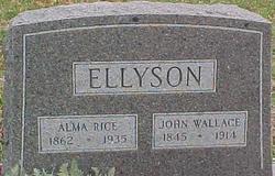 Alma Lillian <I>Rice</I> Ellyson 