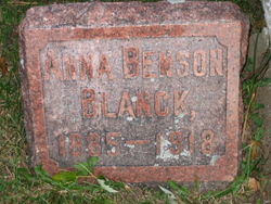 Anna <I>Benson</I> Blanck 