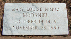 Mary Louise <I>Nimitz</I> McDaniel 