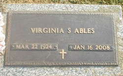 Virginia <I>Shaw</I> Ables 