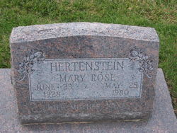Mary Rose <I>Sorensen</I> Hertenstein 
