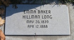 Emma <I>Baker</I> Long 