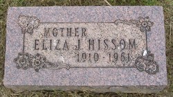 Eliza Jane <I>Steed</I> Hissom 