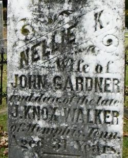 Nellie Knox <I>Walker</I> Gardner 