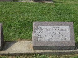 Ollie B <I>Stout</I> Linville 