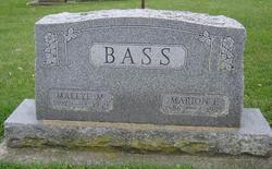 Mallye M <I>Bennett</I> Bass 