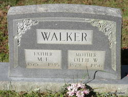 Ollie Elizabeth <I>Walker</I> Walker 