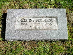 Christine <I>Christensen</I> Broderson 