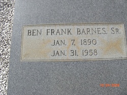 Ben Frank Barnes Sr.