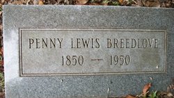 Mrs Martha Penelope “Penny” <I>Lewis</I> Breedlove 
