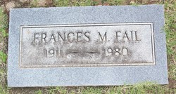 Frances M <I>Bennett</I> Fail 