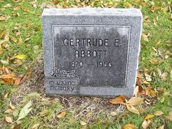 Gertrude Elizabeth <I>Baker</I> Abbott 