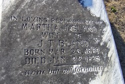 Martha Jane <I>Manning</I> Bland 